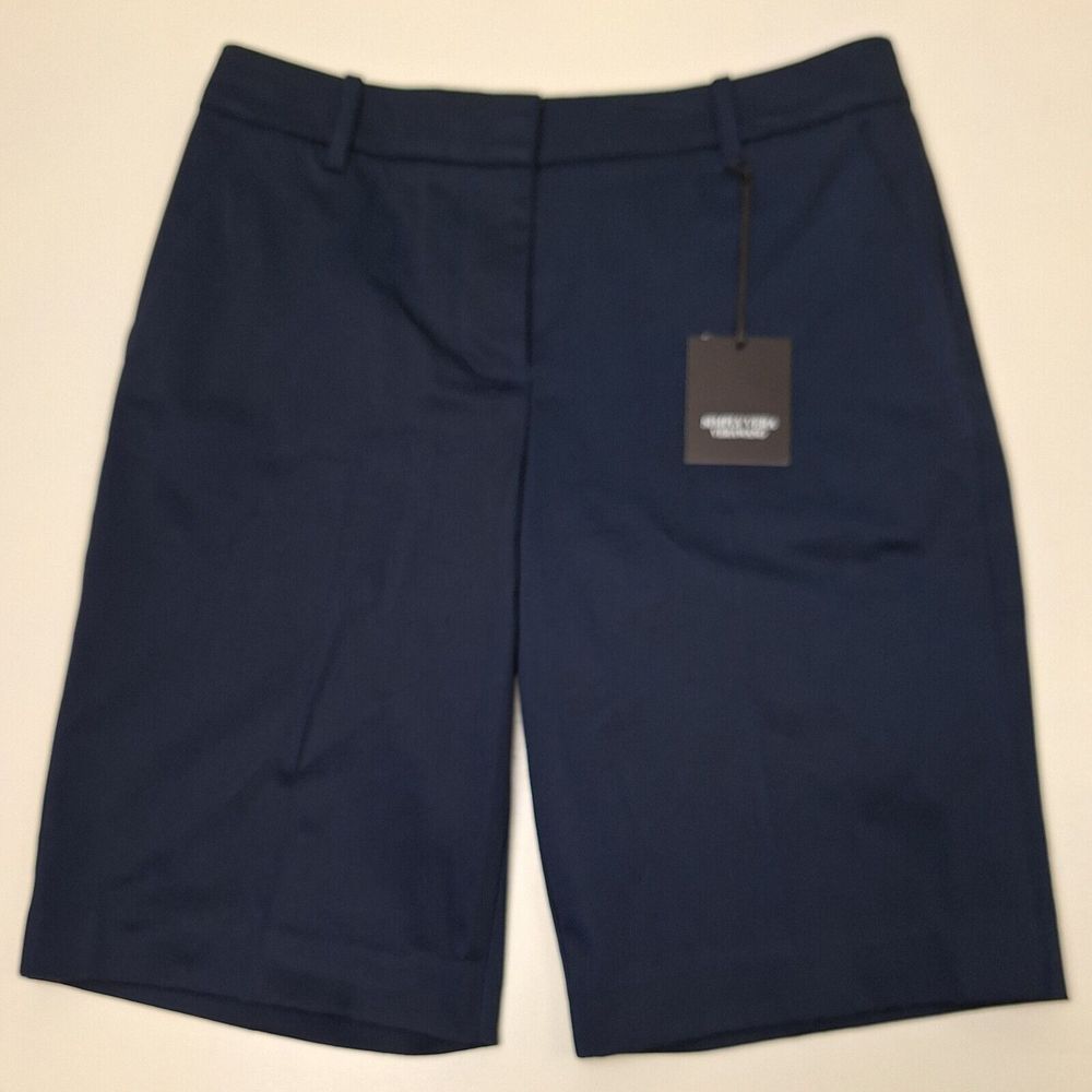 Simply Vera Wang Paramount Black Mid-Rise Shorts Women's Sizes 6, 8 NWT